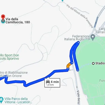 La Casa Nel Parco - Stadio Olimpico, Auditorium Con Posto Auto Daire Roma